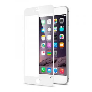 Стекло iPhone 6/6S 5D белое